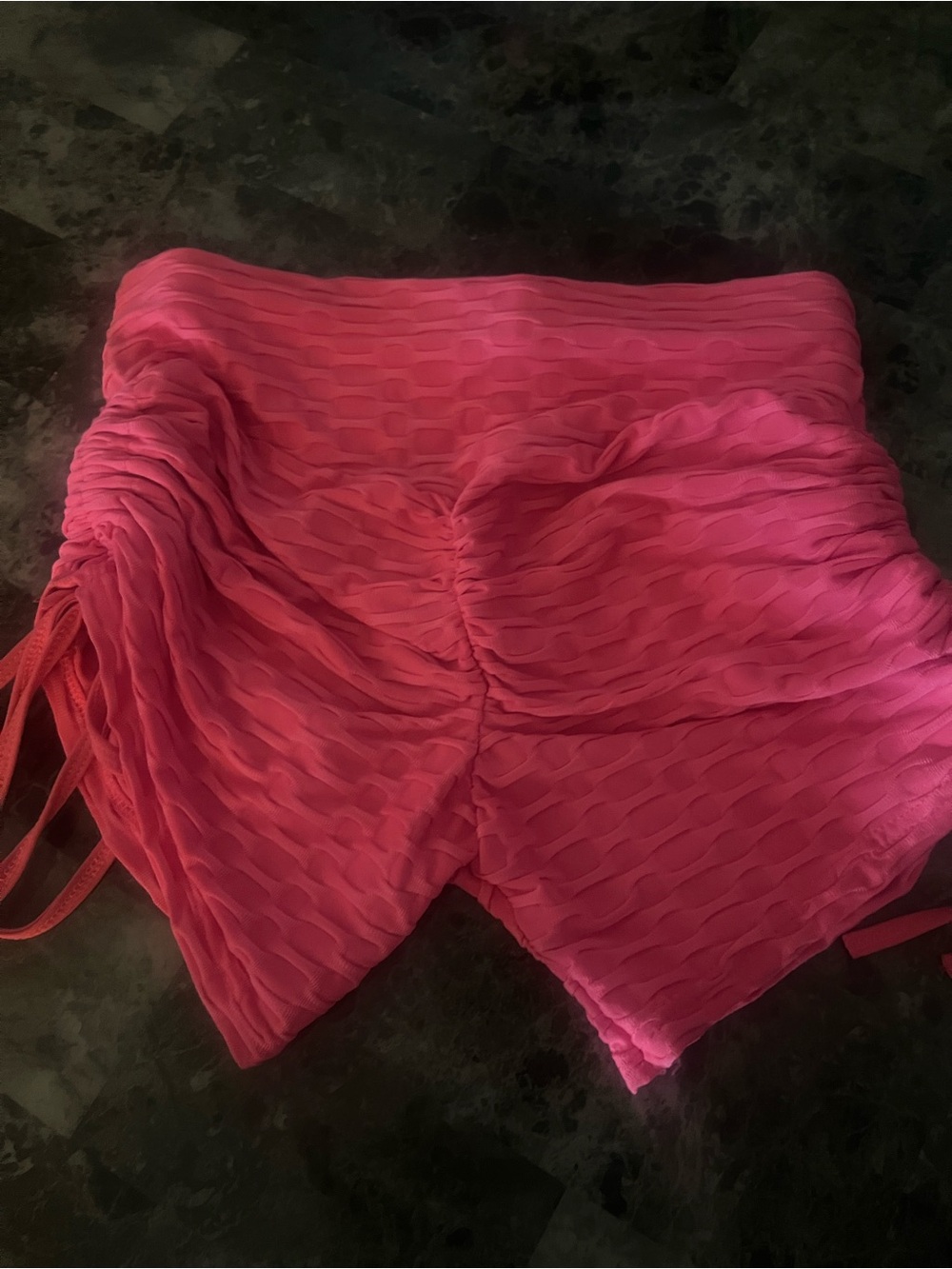 Hot pink shorts